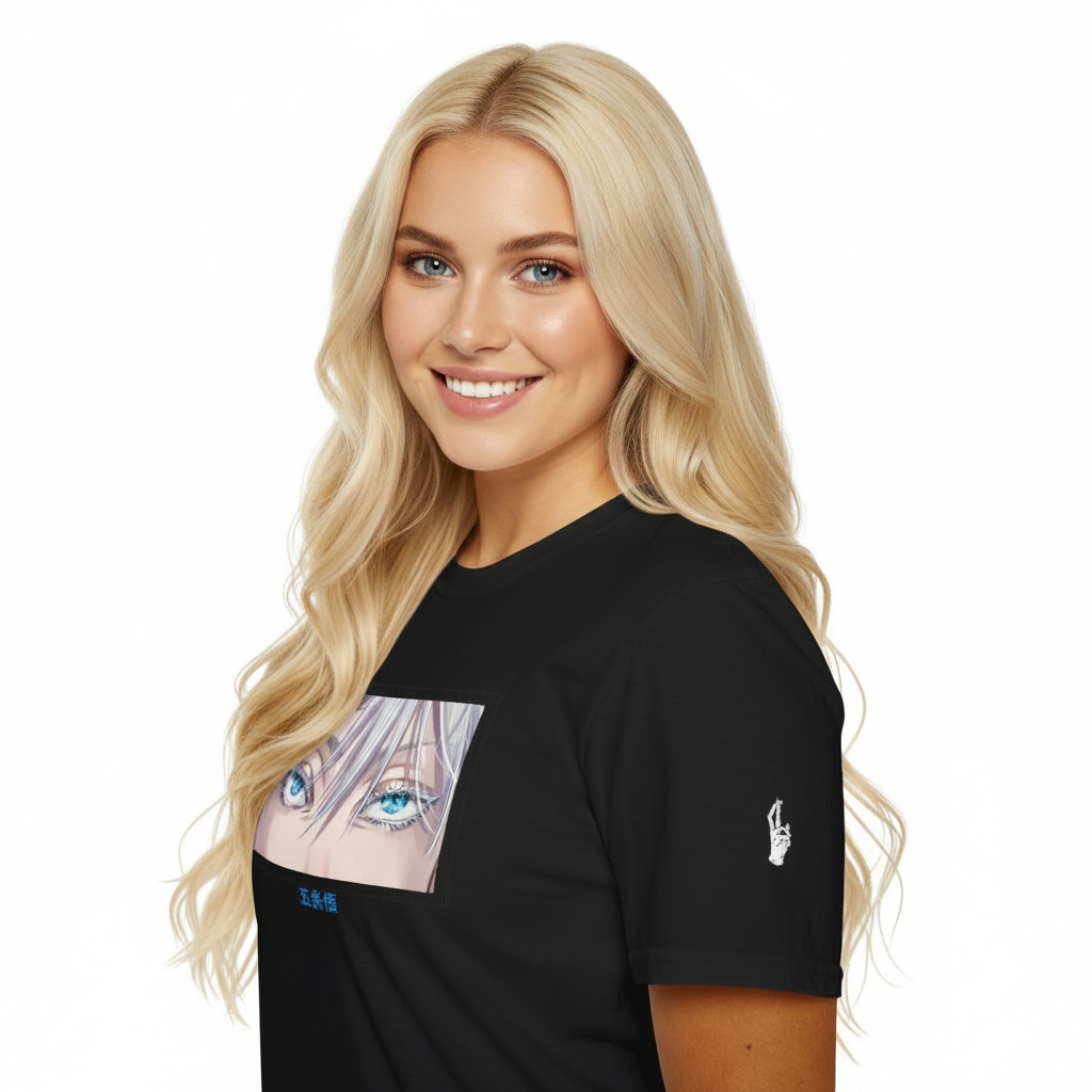 Gojo Satoru Curse Eyes T-Shirt Printify